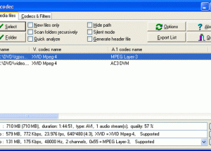 AVIcodec screenshot