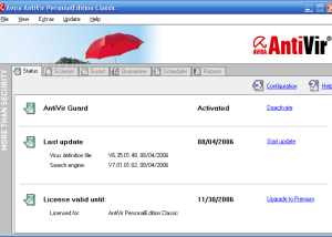 software - Avira Antivir Virus Definitions for Avira 10 and Older July 11, 2024 screenshot