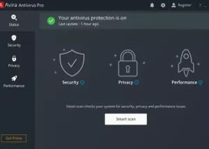 software - Avira Antivirus Pro 1.1.104.1294 screenshot