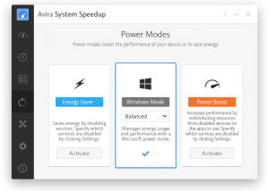 Avira System Speedup screenshot