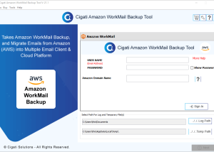 AWS WorkMail Migration Tool screenshot