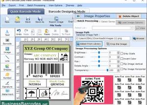 Aztec Barcode Generator Software screenshot