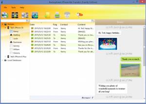 Backuptrans iPhone Kik Transfer screenshot