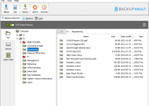 software - BackupVault Cloud Backup 19.8.20.12531 screenshot