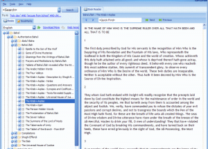 software - Bahai Interfaith Explorer 1.5 screenshot