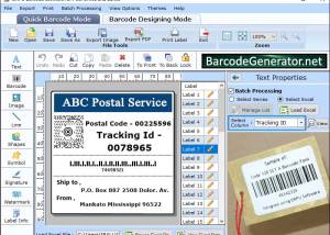 Bank Barcode Generator screenshot