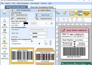 Bank Barcode Labelling Program screenshot