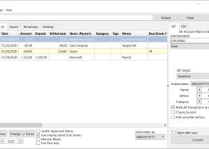 software - Bank2QIF 4.0.165 screenshot