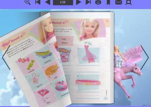 Barbie Theme for PDF to Flipping Book screenshot