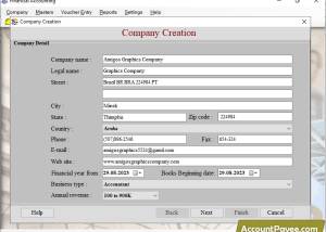 Barcode Financial Accounting Software screenshot