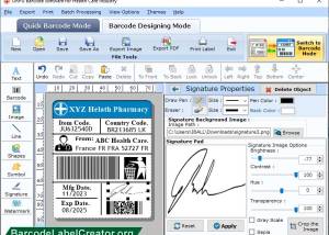 software - Barcode Fonts for Medical Equipments 9.4.2.3 screenshot