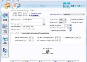 software - Barcode Freeware 7.3.0.1 screenshot