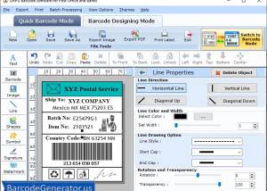 Barcode Generator for Post Office screenshot