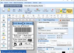 software - Barcode Generator for Publisher 6.1.9 screenshot