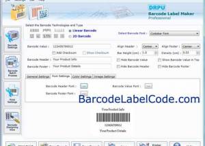 software - Barcode Label Code 7.3.0.1 screenshot