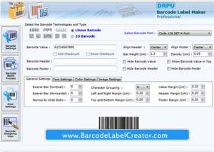 Barcode Label Creator screenshot