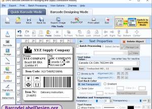 software - Barcode Labels for Packaging 6.2.8.9 screenshot