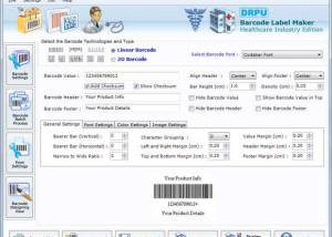 software - Barcode Maker for Healthcare Industry 8.3.0.1 screenshot