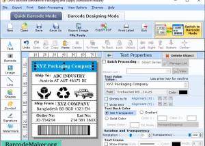 software - Barcode Maker for Packaging 5.1.6 screenshot