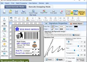 software - Barcode Maker for Post Office 5.1.9.3 screenshot