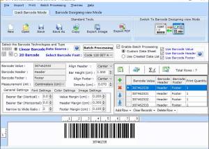 Barcode Maker Program for Professional screenshot