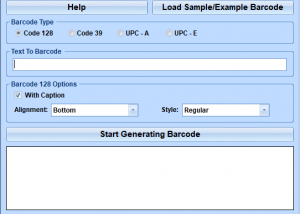 Barcode Printer Software screenshot