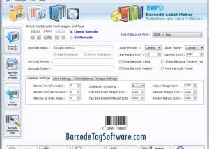 software - Barcode Tag Maker Software 7.3.0.1 screenshot