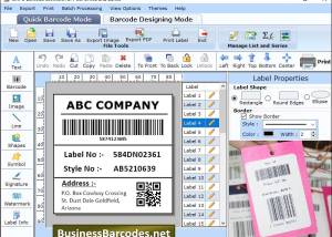 Barcodes for Post Office screenshot