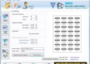 software - Barcodes Generator for Hospitals 8.3.0.1 screenshot