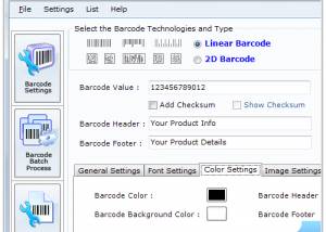 Barcodes Generator screenshot