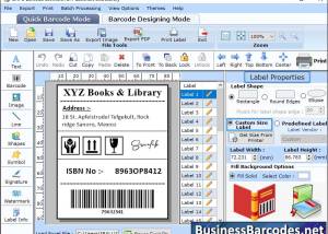 software - Barcoding Asset Management for Library 9.9.8.0 screenshot