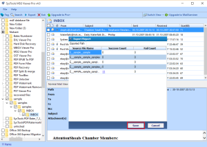 Bulk Convert MSG Files to PDF screenshot