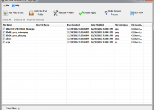 software - Batch File Renamer 2.4 screenshot