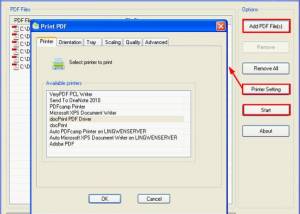 software - Batch PDF Print Organizer 2.1 screenshot