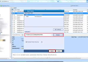 software - Batch Print EML to PDF 4.0 screenshot