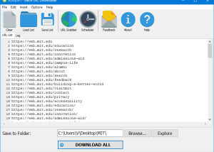 Batch URL Downloader screenshot