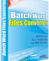 Batch Word File Converter screenshot