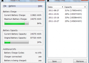 BatteryCat screenshot