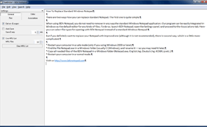 BDV Notepad screenshot