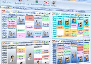 BenchMark Timetable screenshot