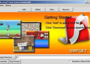 software - BestSoft Flash Game Downloader 1.0.2 screenshot