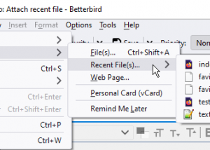 Full Betterbird screenshot