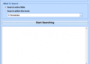 Bible Search Software screenshot