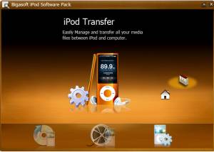 software - Bigasoft iPod Software Pack 1.2.1.4321 screenshot