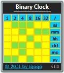 software - Binary Clock 2.9 screenshot