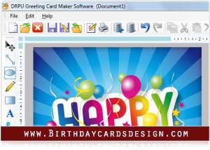 Birthday Card Design screenshot