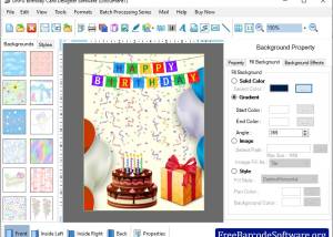 software - Birthday Card Designing Software 7.2.0.1 screenshot