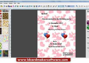 software - Birthday Card Maker Program 9.2.0.1 screenshot