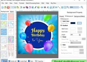 software - Birthday Card Maker Software 9.3.1.2 screenshot