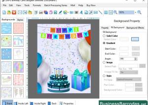 software - Birthday Card Making Software 10.2 screenshot